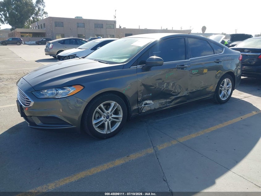 2018 Ford Fusion Hybrid Se 3FA6P0LU2JR196874 photo 1