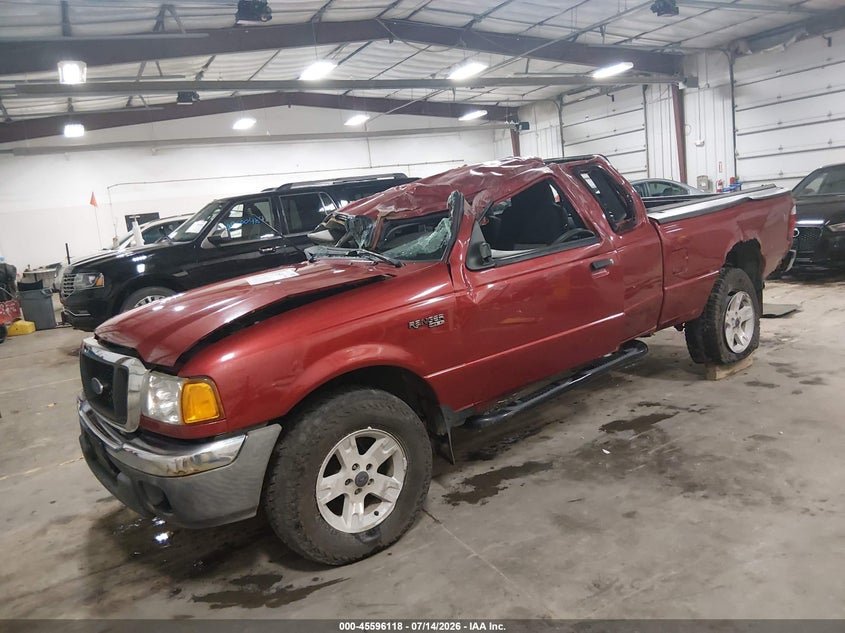 2005 Ford Ranger, Переворот, IAAI, VIN 1FTZR45E75PA30331 — фото 2
