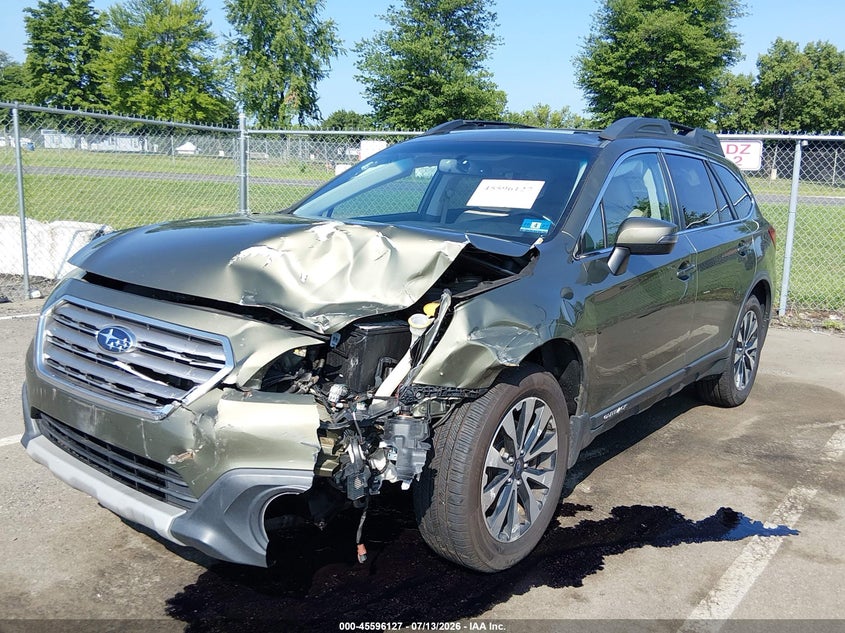 Vin: 4s4bsalc0f3276020, lot: 46094505, subaru outback 2.5i limited 20152