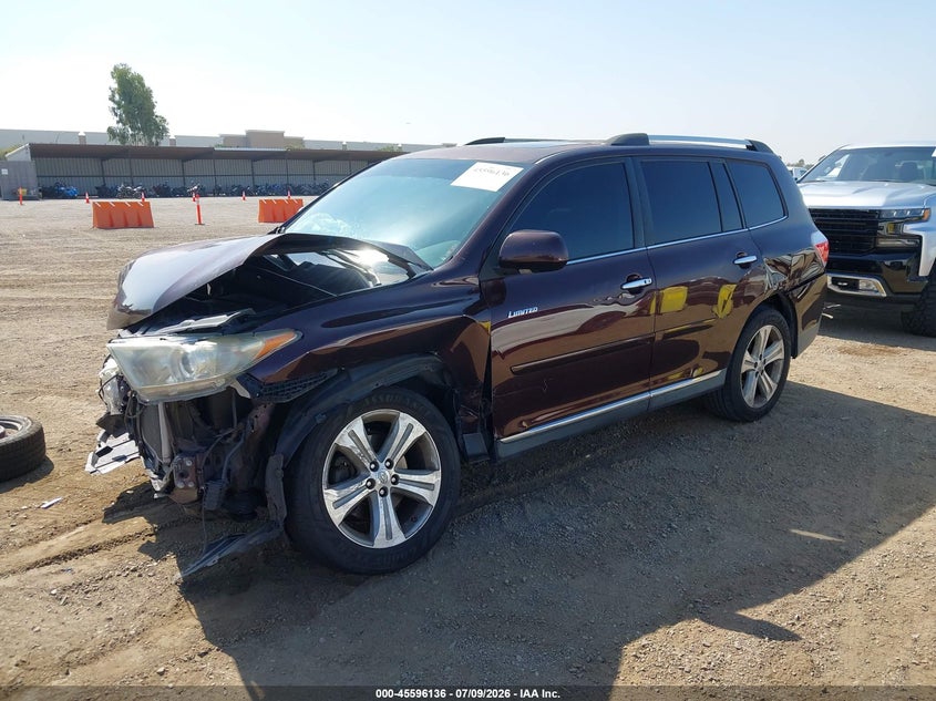 Vin: 5tdyk3eh7cs081271, lot: 46094514, toyota highlander limited v6 20122
