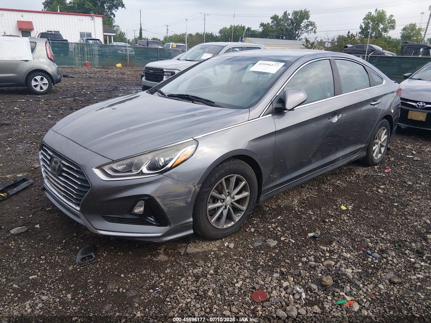 2018 Hyundai Sonata, Rear, IAAI, VIN 5NPE24AF3JH642629 — photo 2