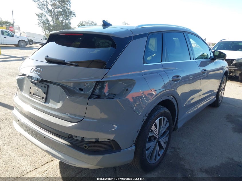 Vin: wa1acbfz7pp057708, lot: 46094596, audi q4 e-tron premium 40 rwd 20234