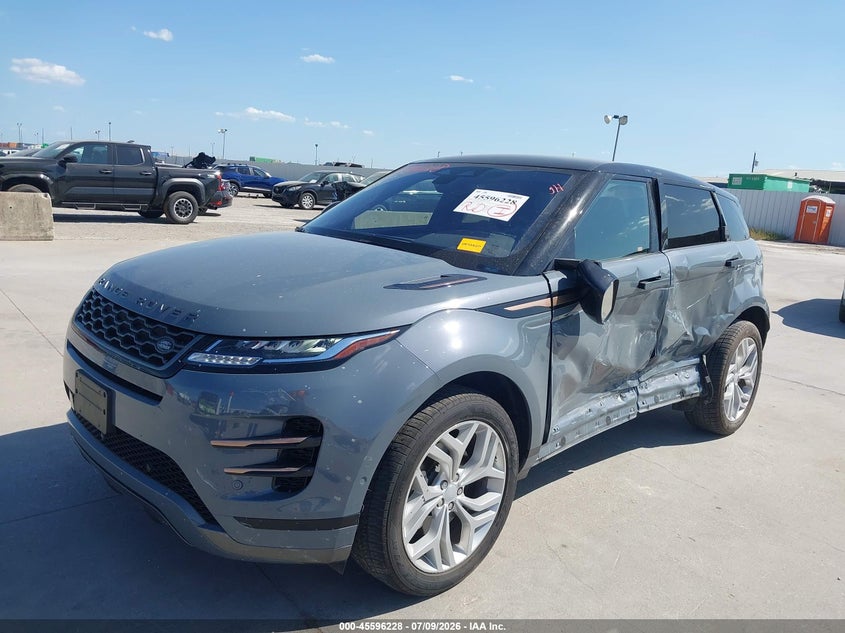 Vin: salzt2fx7mh125981, lot: 46094606, land rover range rover evoque r-dynamic s 20212