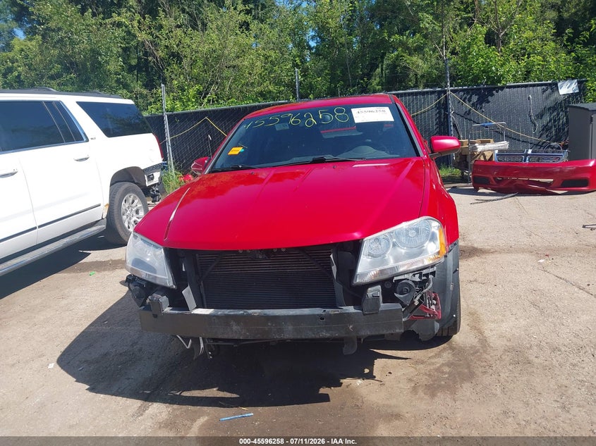 2012 Dodge Avenger Sxt VIN: 1C3CDZCB6CN311849 Lot: 45596258