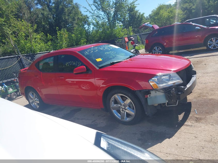 2012 Dodge Avenger Sxt VIN: 1C3CDZCB6CN311849 Lot: 45596258