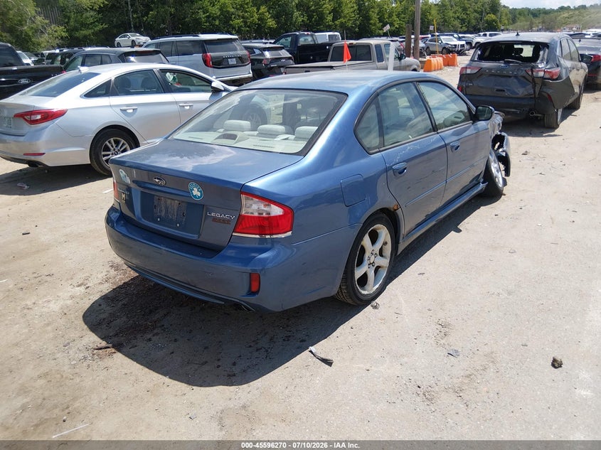 SUBARU LEGACY (NATL) 2008 VIN 4S3BL616887220544