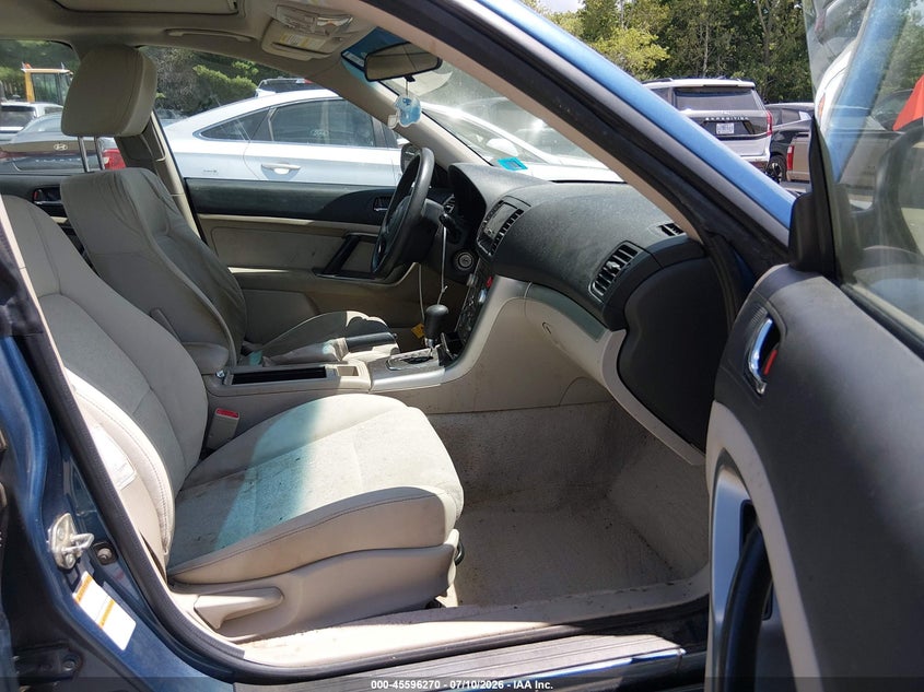 SUBARU LEGACY (NATL) 2008 VIN 4S3BL616887220544