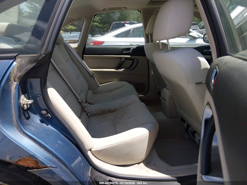 SUBARU LEGACY (NATL) 2008 VIN 4S3BL616887220544