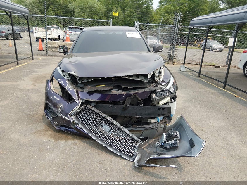 2021 Infiniti Q50 Luxe Awd VIN: JN1EV7BRXMM751846 Lot: 45596296