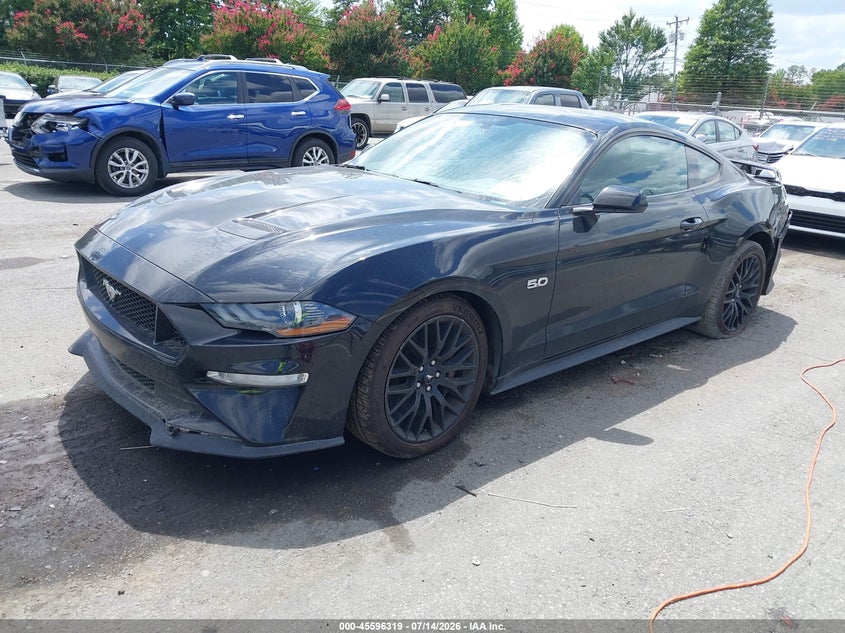 2018 Ford Mustang, Удар ззаду, IAAI, VIN 1FA6P8CF2J5182606 — фото 2