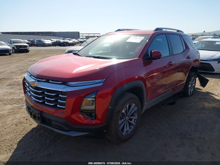 2025 Chevrolet Equinox, Левый зад, IAAI, VIN 3GNAXPEG6SL312643 — фото 2