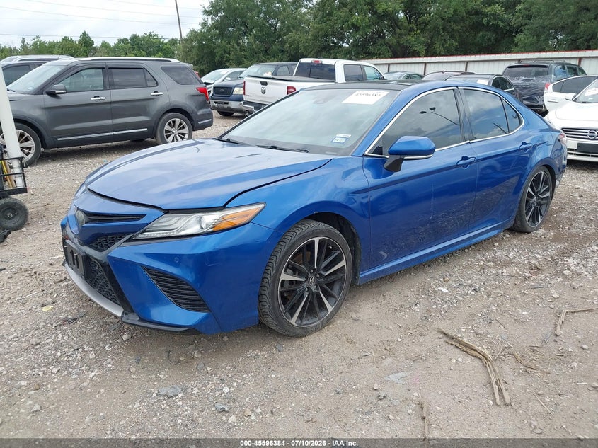 2018 Toyota Camry Xse, Правый бок, IAAI, VIN 4T1B61HK8JU123683 — фото 2
