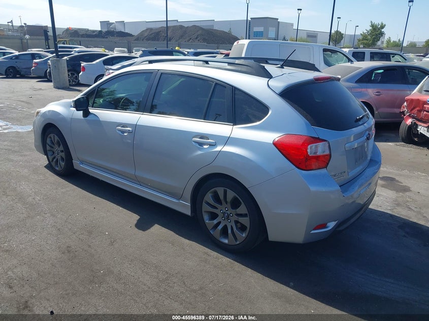 Vin: jf1gpau66fh302889, lot: 46094767, subaru impreza 2.0i sport premium 20153