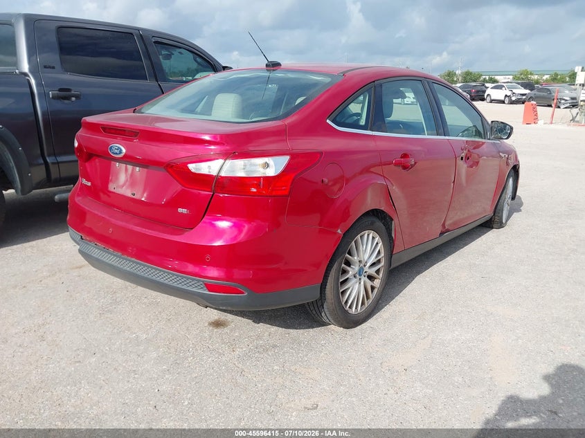 Vin: 1fahp3h24cl243308, lot: 46094791, ford focus sel 20124
