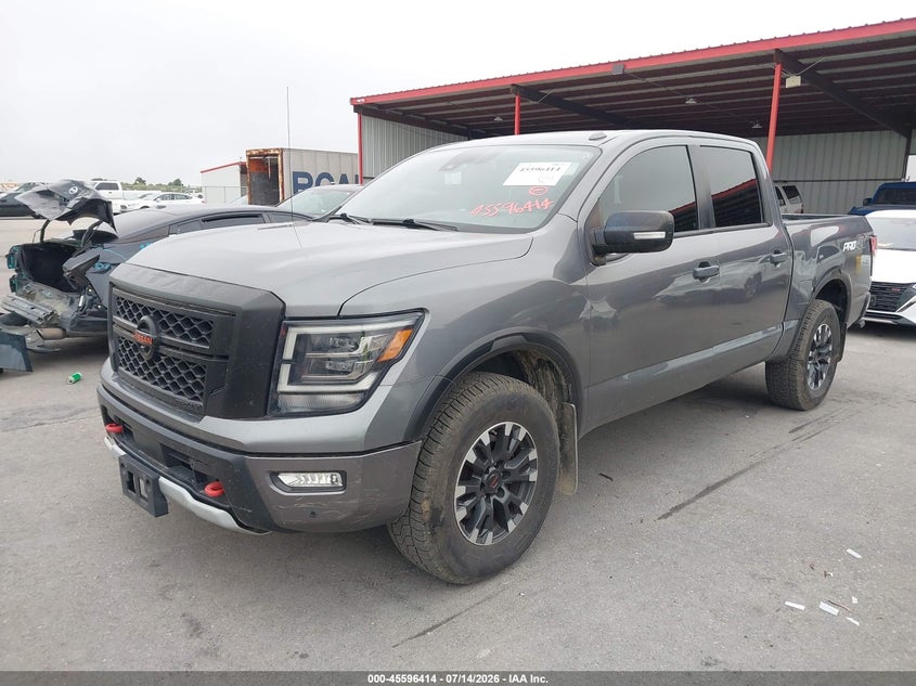 2021 Nissan Titan Pro-4X 4X4, Неизвестно, IAAI, VIN 1N6AA1ED9MN532341 — фото 2