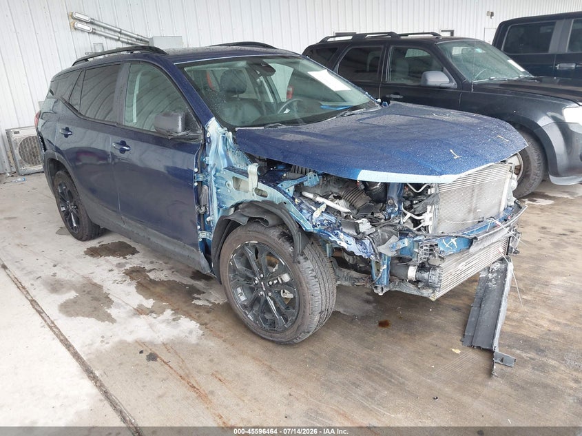 2022 GMC Terrain Fwd Sle, Front, IAAI, VIN 3GKALMEV0NL312390