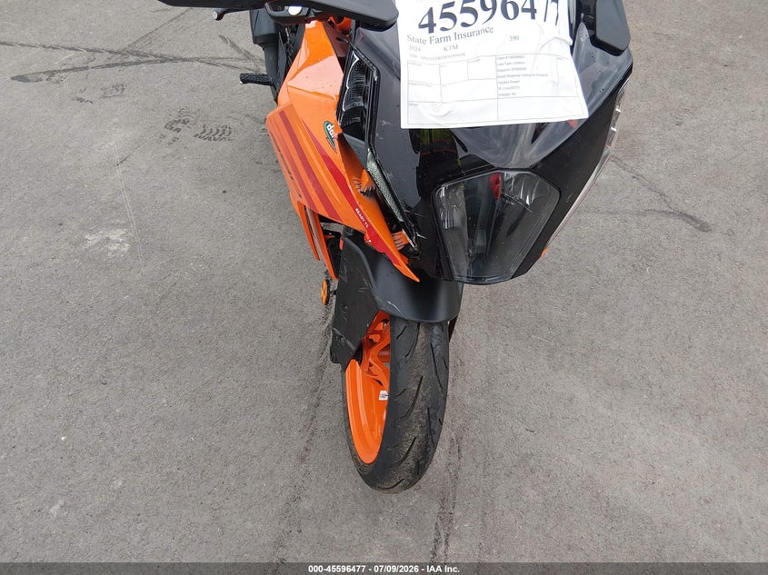 2024 Ktm 390 Rc VIN: MD2JYJ407RN209050 Lot: 45596477