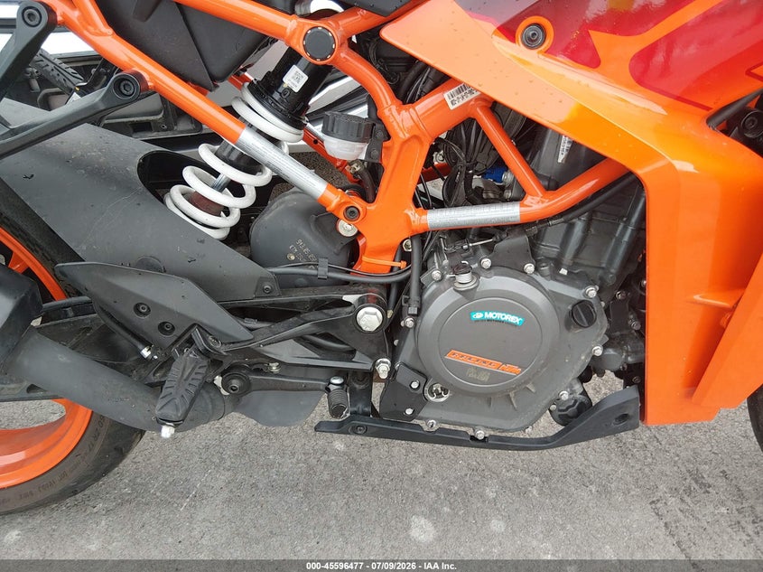 2024 Ktm 390 Rc VIN: MD2JYJ407RN209050 Lot: 45596477
