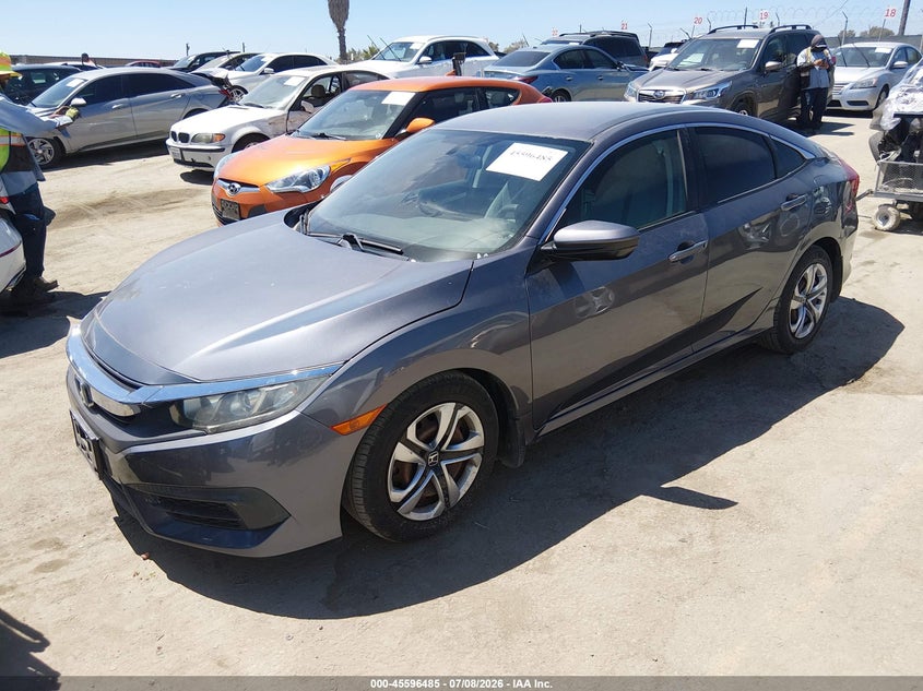 2016 Honda Civic, Unknown, IAAI, VIN 2HGFC2F51GH528380 — photo 2