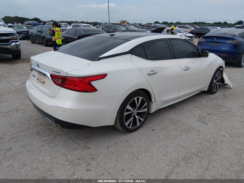 Vin: 1n4aa6ap1gc376754, lot: 46094872, nissan maxima 3.5 platinum 20164