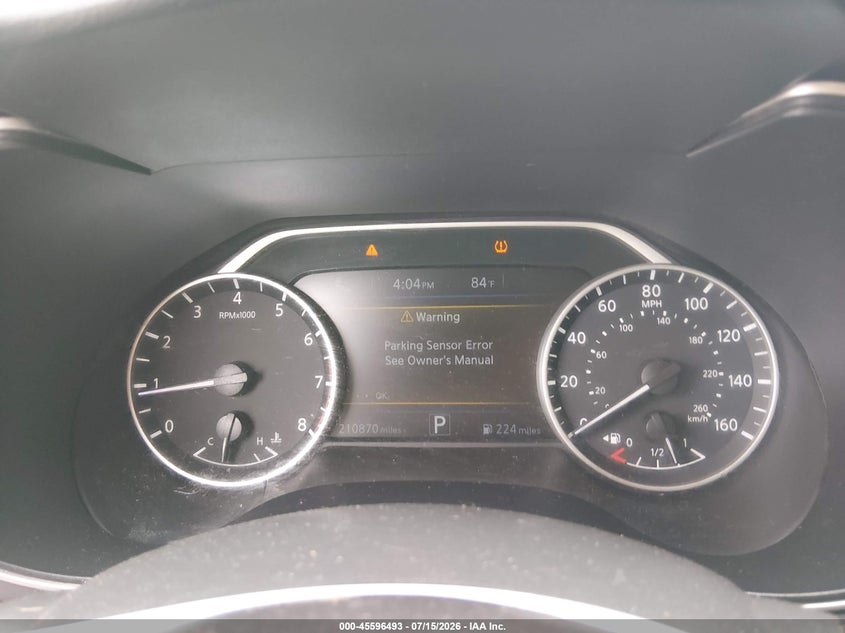 2016 NISSAN MAXIMA auction photo 7