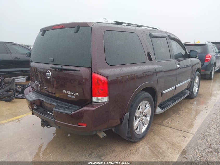 Vin: 5n1ba0nf8dn615581, lot: 46094892, nissan armada platinum 20134