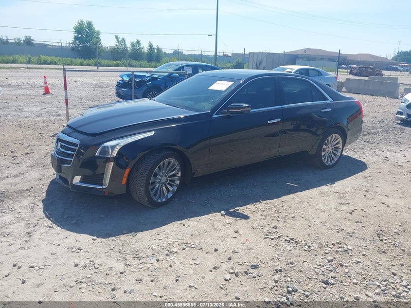 2016 Cadillac CTS, Удар спереду, IAAI, VIN 1G6AX5SX6G0109681 — фото 2