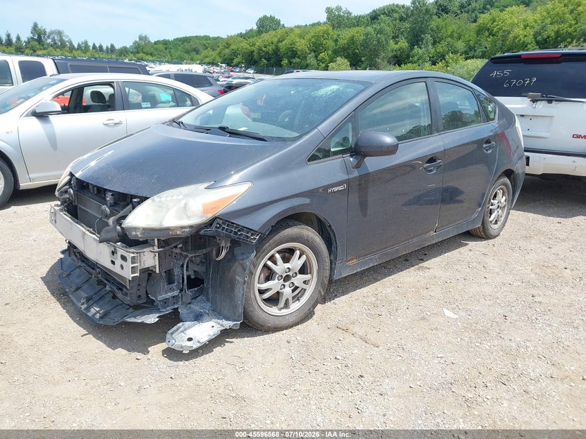 2011 Toyota Prius, Удар спереди, IAAI, VIN JTDKN3DU3B0255480 — фото 2