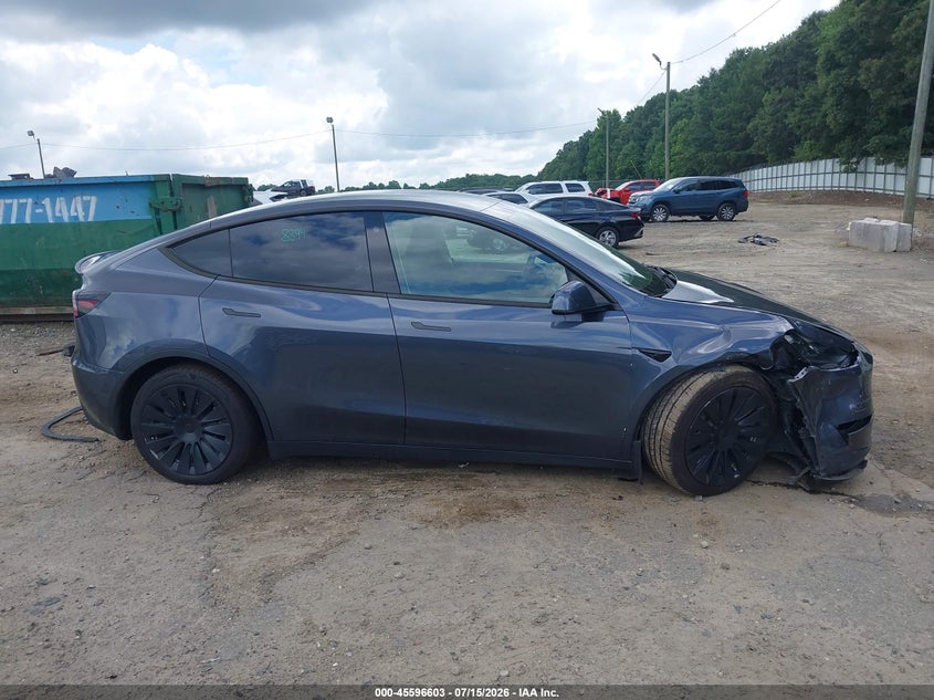 2023 Tesla Model Y Awd/Long Range Dual Motor All-Wheel Drive VIN: 7SAYGDEE7PF707251 Lot: 45596603