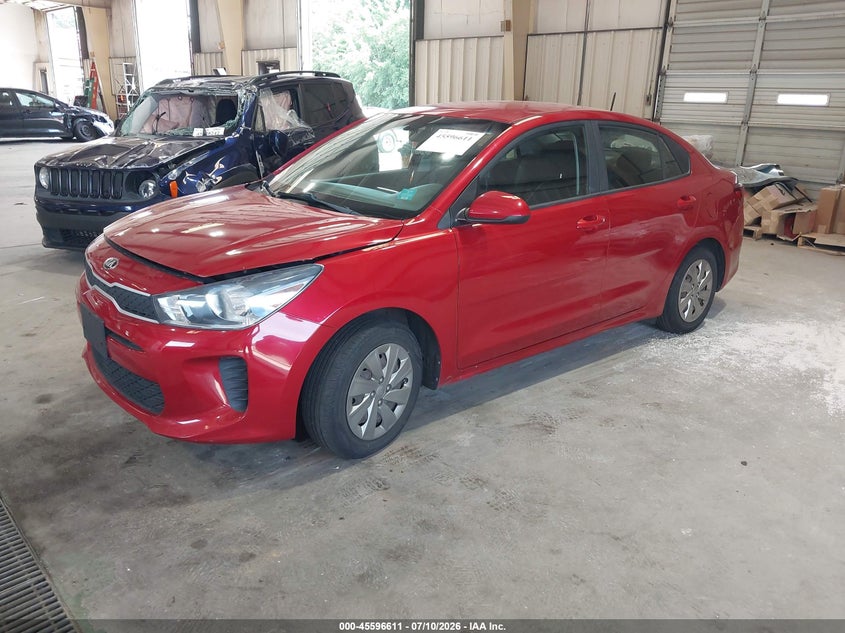 Vin: 3kpa24ab8ke197273, lot: 46094989, kia rio s 20192