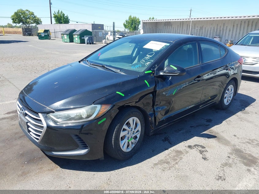 2017 Hyundai Elantra, Лівий бік, IAAI, VIN 5NPD74LF3HH153216 — фото 2