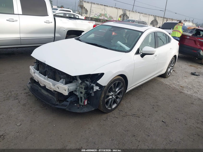 Vin: jm1gl1x50h1145073, lot: 46094998, mazda mazda6 grand touring 20172