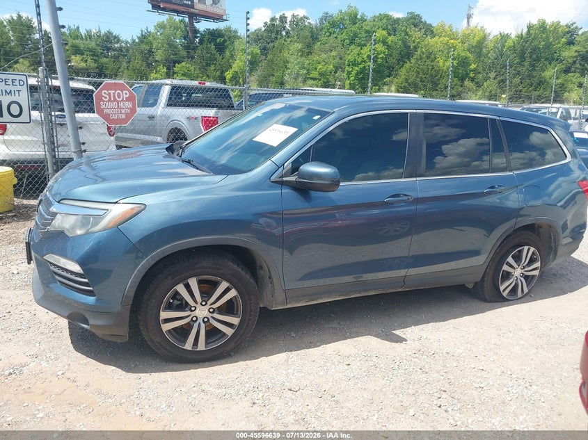 Vin: 5fnyf5h50jb025112, lot: 46095017, honda pilot ex-l 20182