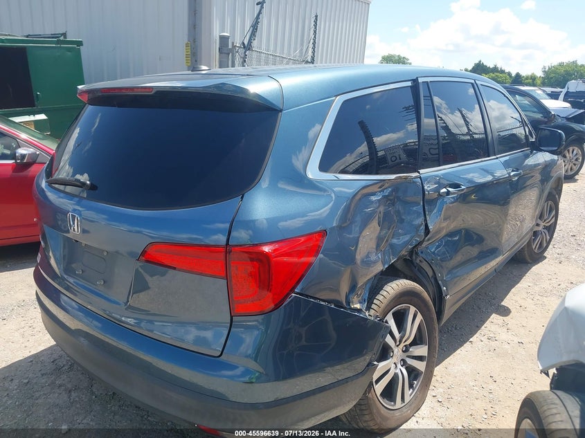 Vin: 5fnyf5h50jb025112, lot: 46095017, honda pilot ex-l 20184
