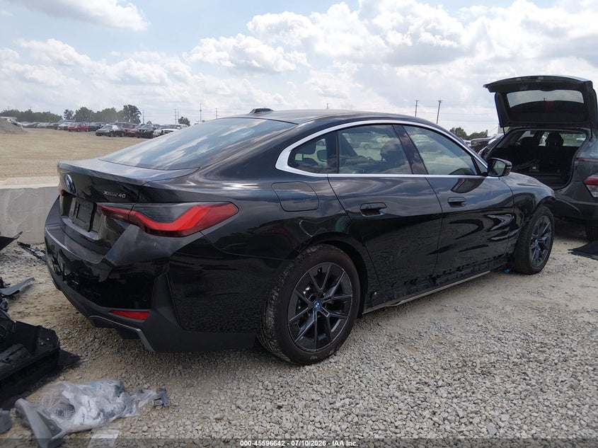Vin: wby83fb05rfs05543, lot: 46095020, bmw i4 gran coupe xdrive40 20244