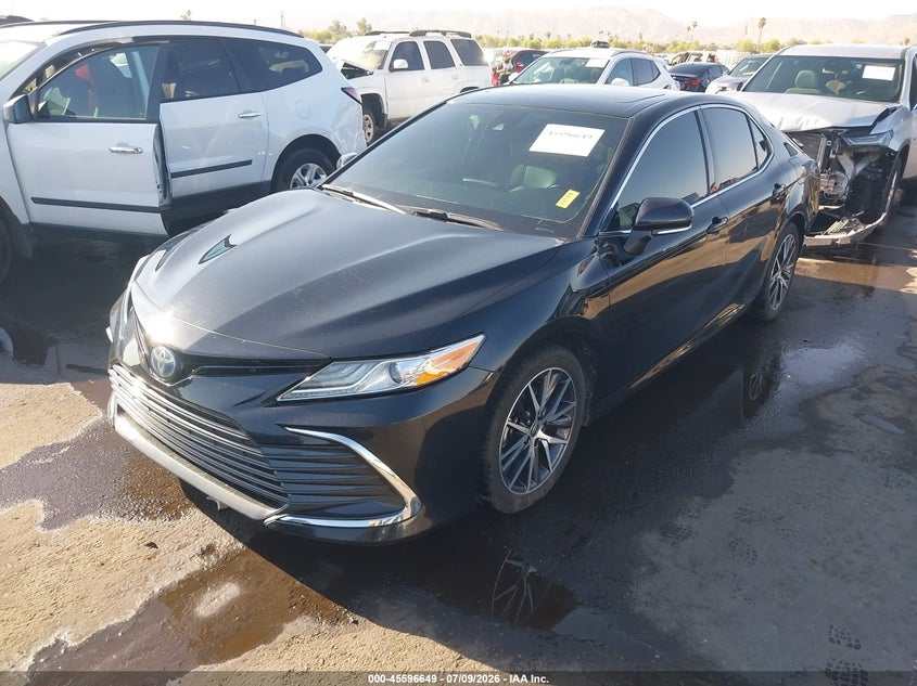 2022 Toyota Camry, Rear, IAAI, VIN 4T1F31AK6NU576176 — photo 2