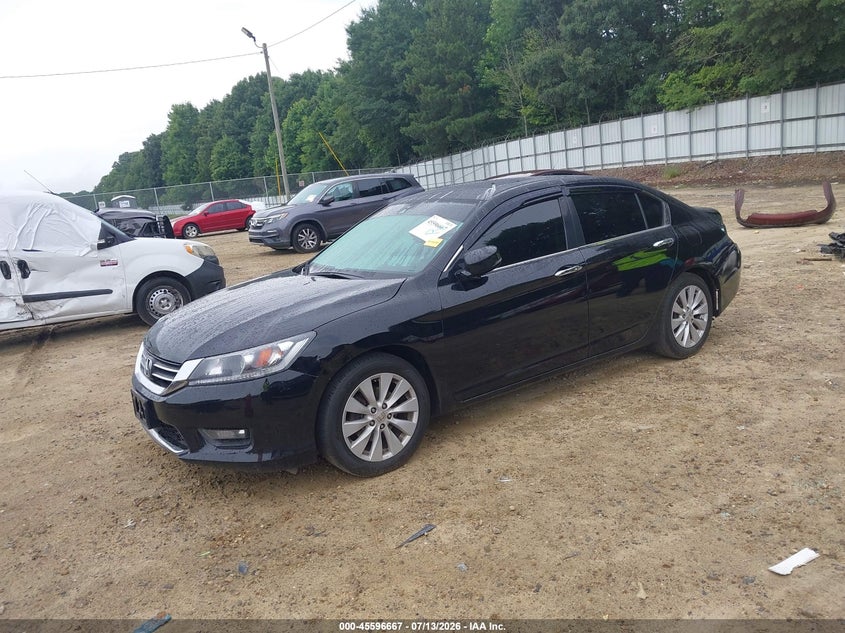2015 Honda Accord, Rear, IAAI, VIN 1HGCR2F81FA031421 — photo 2