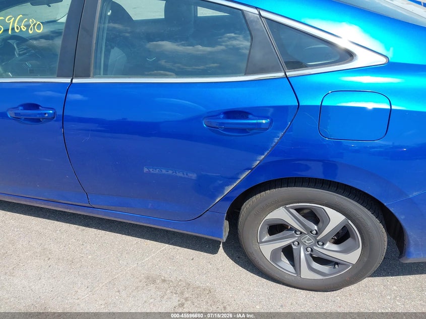 2019 Honda Insight Lx VIN: 19XZE4F19KE004655 Lot: 45596680