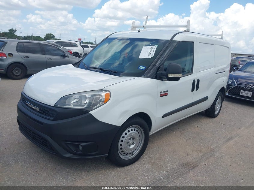 Vin: zfbhrfabxm6u29678, lot: 46095084, ram promaster city tradesman 20212