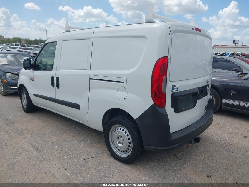 Vin: zfbhrfabxm6u29678, lot: 46095084, ram promaster city tradesman 20213