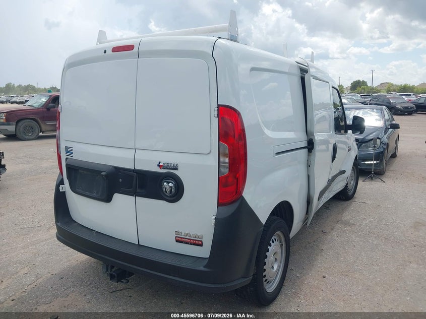 Vin: zfbhrfabxm6u29678, lot: 46095084, ram promaster city tradesman 20214