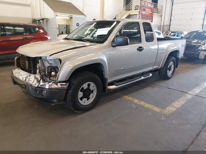 2005 GMC Canyon, Front End, IAAI, VIN 1GTDT196558128541 — photo 2