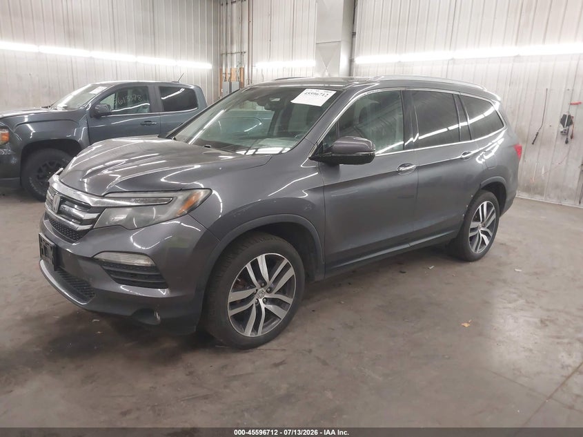 Vin: 5fnyf6h08gb120598, lot: 46095090, honda pilot elite 20162