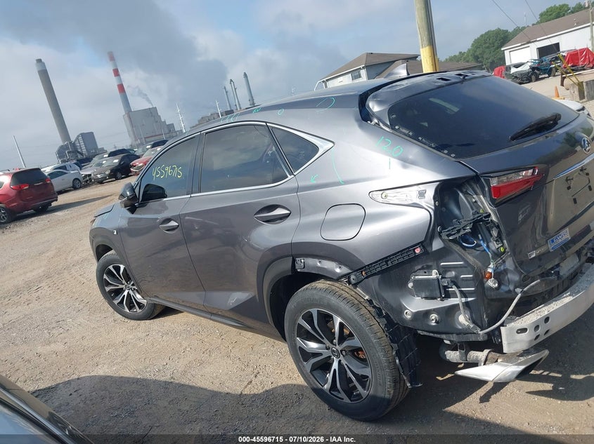 2017 Lexus Nx 200T F Sport VIN: JTJBARBZ1H2108355 Lot: 45596715