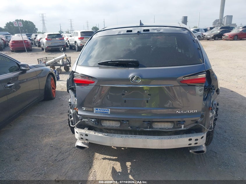 2017 Lexus Nx 200T F Sport VIN: JTJBARBZ1H2108355 Lot: 45596715