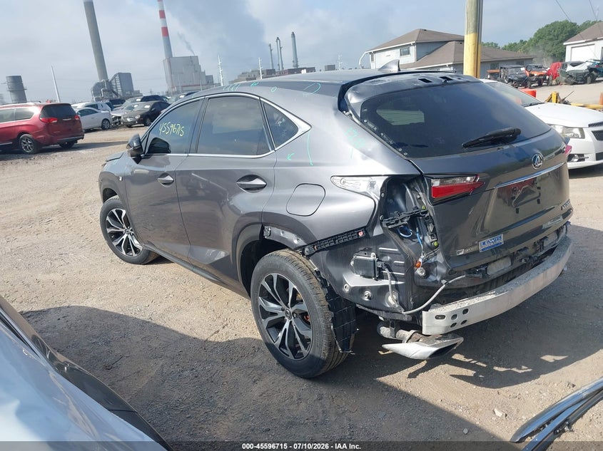Vin: jtjbarbz1h2108355, lot: 46095093, lexus nx 200t f sport 20173