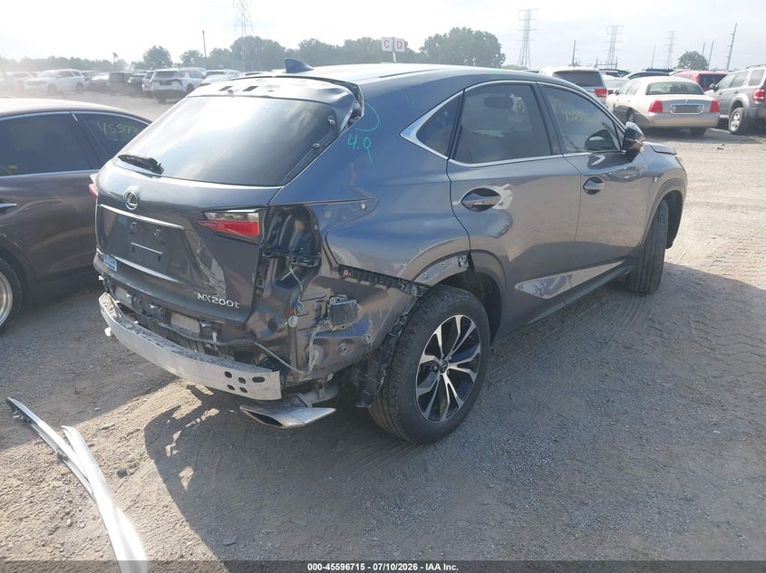 Vin: jtjbarbz1h2108355, lot: 46095093, lexus nx 200t f sport 20174