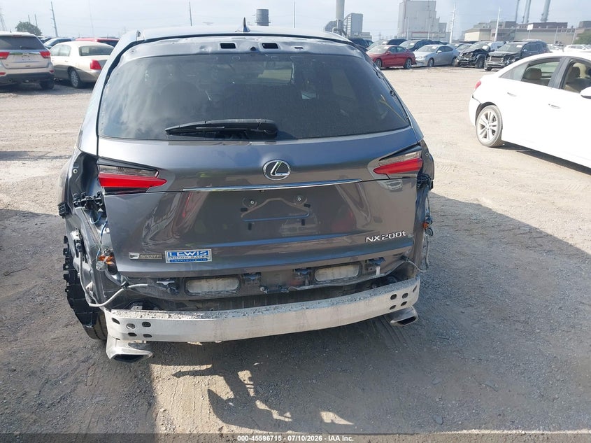 2017 Lexus Nx 200T F Sport VIN: JTJBARBZ1H2108355 Lot: 45596715