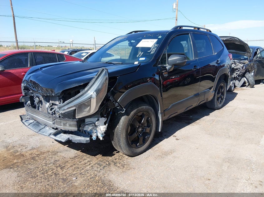 Vin: jf2skamc3nh502539, lot: 46095132, subaru forester wilderness 20222