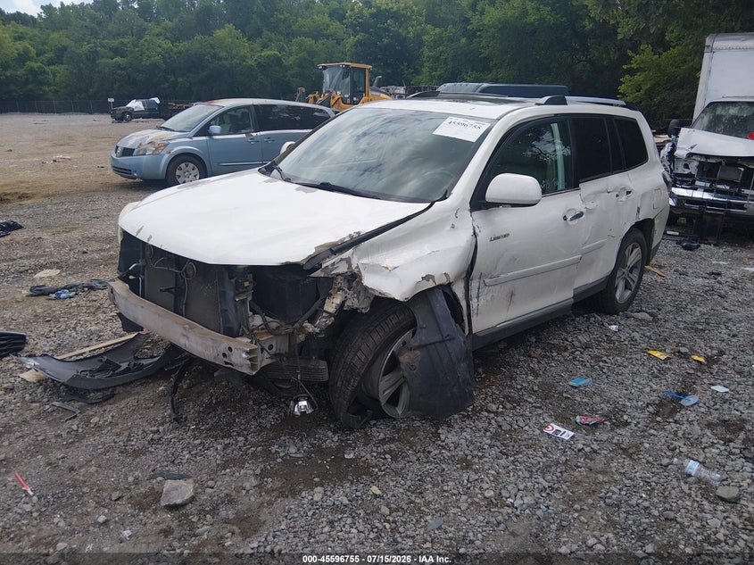 Vin: 5tdyk3eh1cs083808, lot: 46095133, toyota highlander limited v6 20122